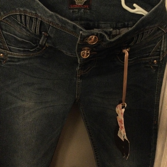 Complot Jeans Embellished Sequins Skinny Ankle Beaded Size 13 - Picture 1 of 6